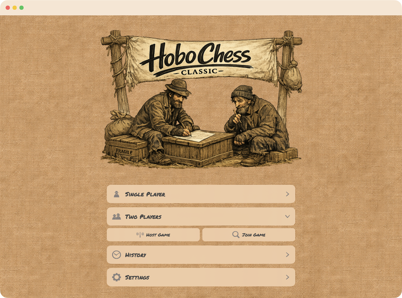 Hobo Chess Classic on Mac